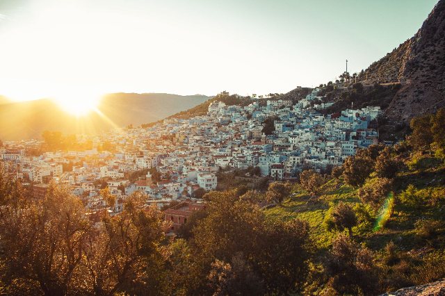 Chefchaouen sunset