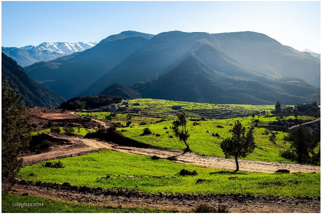The Atlas Mountains in spring